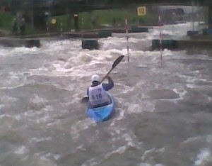 White water kayaking training course