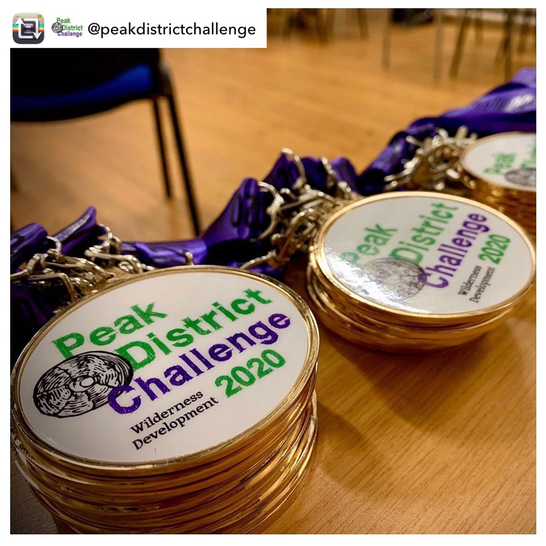 Repost from @peakdistrictchallenge - Our first wave of challengers have left and we’re getting everyone’s medals ready for tomorrow 🏅⛰🏅 
.
.
.
#wildernessdevelopment #peakdistrictchallenge #medals #ukhikes #hikebritain #peakdistrictchallenge2020 #originalpeakdistrictchallenge #since2013 #ultrarunning #ultratrailrunning #trailrunning #ultrarunners #challengeevent #challengeyourself #challengetrek #charityevent #peakdistrict #peakdistrictnationalpark #yourhikes #roamtheuk #hikingadventures #ukhikingofficial #hikinguk #mountainsfellsandhikes #mapmyhike #igersderbyshire #outdoorhikingculture #nationalparksuk