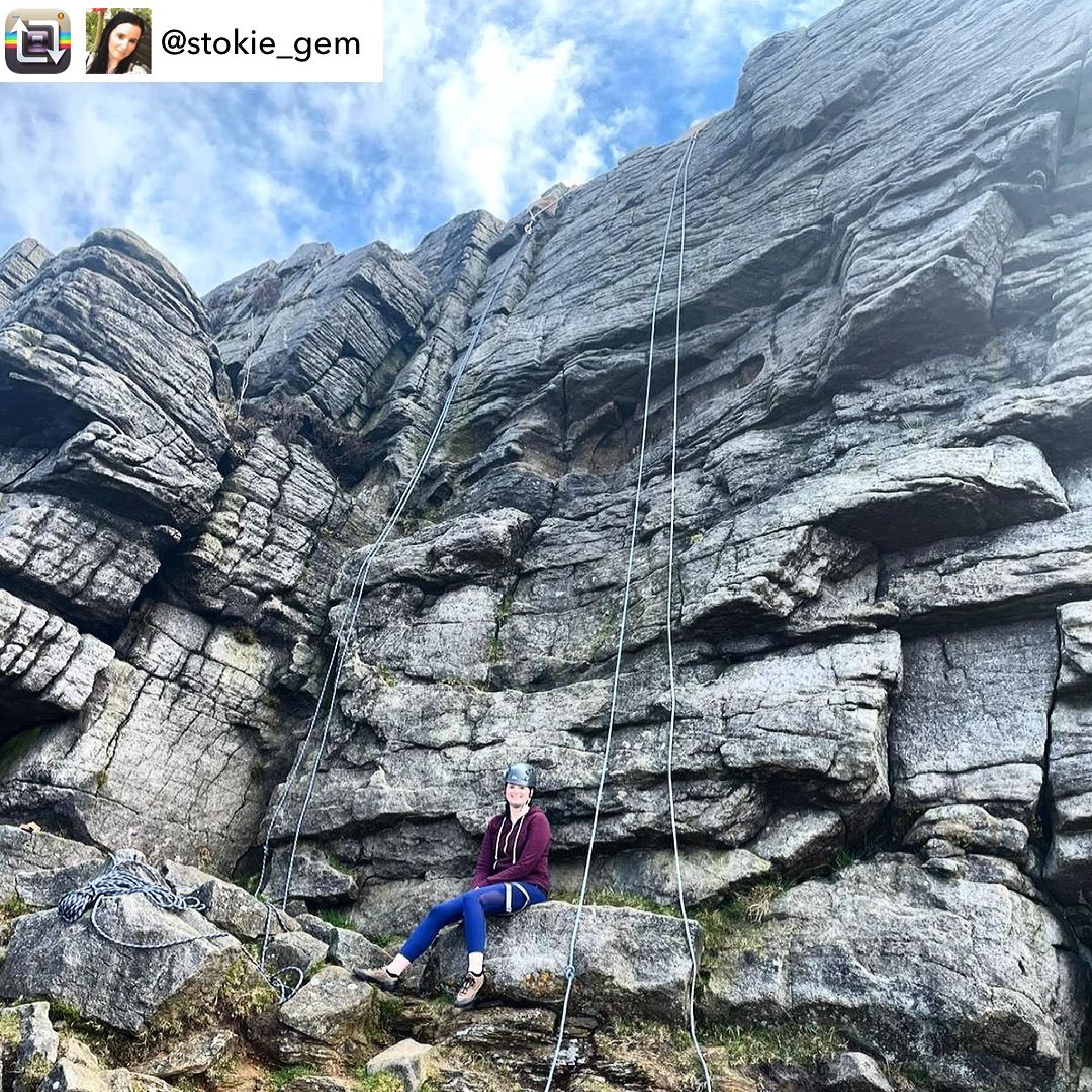 Repost from this weekends happy customer @stokie_gem - Giving rock climbing a go today at Windgather Rocks...tough but great fun! Thanks to @wilderness_development 

Spaces rock climbing and abseiling in the Peak District on: 
1st May
8th May
More info and booking at www.wilderness-development.com, link in our bio 🧗‍♀️⛰🧗‍♀️
.
.
.
#wildernessdevelopment #smallbusiness #rockclimbing #climbing #scrambling #abseiling #trysomethingnew #peakdistrict #peakdistrictnationalpark #peakdistrictclimbing #mountainsfellsandhikes #roamtheuk #outdoorpursuits #outdooradventures #outdooractivities #nationalparksuk #booknow